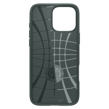 „Spigen“ skystas oro dėklas, skirtas iPhone 16 Pro Max – žalias