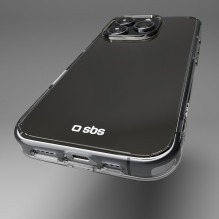 SBS Extreme Active D3O dėklas, skirtas iPhone 16 Pro Max – skaidrus