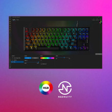 KLAVIATŪROS LYDINIO ORIGINS CORE / PBT HX BLUE 639N8AA ABA HYPERX