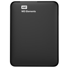 External HDD, WESTERN DIGITAL, Elements Portable, 4TB, USB 3.0, Colour Black, WDBU6Y0040BBK-WESN