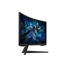 LCD Monitor, SAMSUNG, 27 ", 2560 x 1440 pixels, Wide Quad HD, Native aspect ratio 16:9, LED, Curved, LS27CG554EUXEN