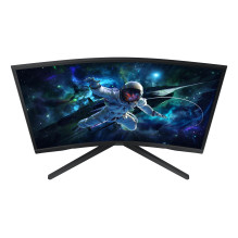 LCD Monitor, SAMSUNG, 27 ", 2560 x 1440 pixels, Wide Quad HD, Native aspect ratio 16:9, LED, Curved, LS27CG554EUXEN