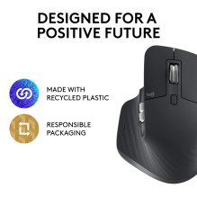 MOUSE BLUETH OPTICAL MASTER 3S / BLACK 910-006559 LOGITECH