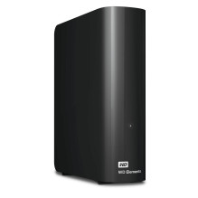 External HDD, WESTERN DIGITAL, Elements Desktop, 12TB, USB 3.0, Drives 1, Black, WDBWLG0120HBK-EESN