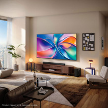 Televizorius, HISENSE, 85", 4K Ultra HD, 3840 x 2160 pikselių, plokščias, 16:9, QLED, 85E7Q