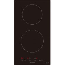 Indukcinė Viryklė - MPM-30-IM-12 / N 2 Virimo Zonoms, 3000 W, Skaitmeninis Laikmatis, Juoda
