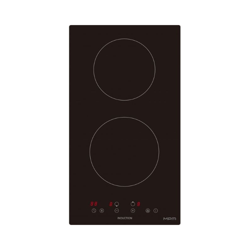 Induction Cooker - MPM-30-IM-12 / N 2 Cooking Zones, 3000 W, Digital Timer, Black