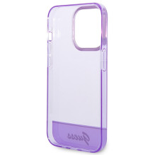 Etui Guess Translucent na iPhone 14 Pro Max - fioletowe