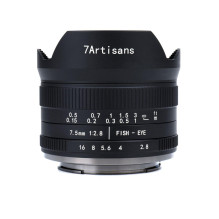 Platus Kampas - 7Artisans 12mm F2.8 II Sony E, Rankinis Fokusavimas, F2.8, Juoda