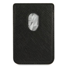 Portfel magentyczny Karl Lagerfeld Wallet CardSlot Saffiano Choupette Head MagSafe na telefon - czarny