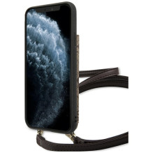Etui Guess 4G Crossbody na iPhone 11 Pro Max - brązowe
