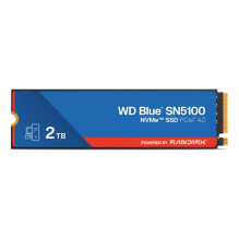 M.2 NVMe SSD - Western Digital Blue SN5100 2TB 7100 MB / s Skaityti 6700 MB / s Rašyti Juoda