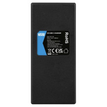 Battery Charger - Newell CD-USB-C Triple Battery Charger for Sony NP-FW50 Batteries, USB-C, Micro USB, Black