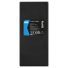 Baterijų Įkroviklis - Newell CD-USB-C Trijų Kanalų Įkroviklis Sony NP-BX1 Baterijoms USB-C / Micro USB Juodas