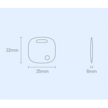 Baseus Intelligent T2 Pro, anti-loss device (white) Baseus Intelligent T2 Pro, anti-loss device (white)