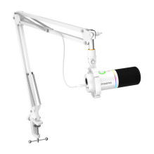 Mikrofonas - Maono PD200XS Kardioidinis USB / XLR RGB Reguliuojamas Baltas Mikrofonas - Maono PD200XS Kardioidinis USB / XLR RGB Reguliuojamas Baltas