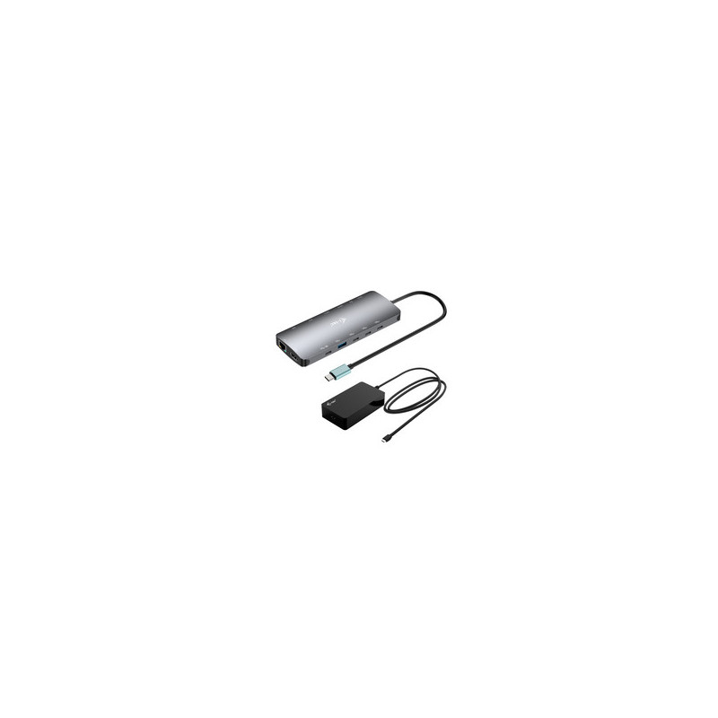 i-tec USB-C Metal Nano 3x Display Docking Station 2x HDMI 1x USB-C video LAN Audio Czytnik kart Power Delivery 140W + Ch