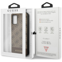 Etui Guess 4G Stripe Collection Samsung Galaxy S20 + - brązowe