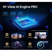 TV Set, HISENSE, 55 ", 4K Ultra HD, 3840 x 2160 pixels, Flat, 16:9, ULED, 55U7QPRO