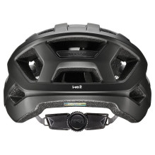 Dviračio Šalmas - Uvex I-vo 2, IAS 3D Fit, Smūgiams Atsparus, 60 - 64 cm, Juodas Matinis