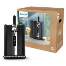 Home Beer Dispenser - Philips PerfectDraft HD3770, 6L Keg, 0-12 °C, Black