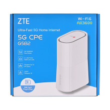 Maršrutizatorius - ZTE G5B2 Dviejų Juostų Wi-Fi 5G Ryšys 2 RJ-45 Prievadai USB Type-C Balta Maršrutizatorius - ZTE G5B2 Dviejų Juostų Wi-Fi 5G Ryšys 2 RJ-45 Prievadai USB Type-C Balta