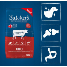 BUTCHER'S Original Beef - sausas šunų ėdalas - 15 kg BUTCHER'S Original Beef - sausas šunų ėdalas - 15 kg