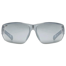 Cycling Glasses - Uvex Equate 100% UVA/UVB Protection with UV 400 White Matte/Mirror Silver Cycling Glasses - Uvex Equate 100% UVA/UVB Protection with UV 400 White Matte/Mirror Silver