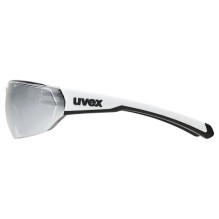 Dviračių Akinių - Uvex Equate 100% UVA / UVB Apsauga su UV 400 Balta Matinė / Mir.Sidabrinė Dviračių Akinių - Uvex Equate 100% UVA / UVB Apsauga su UV 400 Balta Matinė / Mir.Sidabrinė