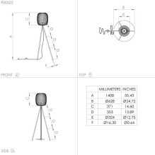Lamp Eglo ROMAZZINA 900523, 40 W, E27