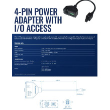 4 KONTAKTŲ LAIDO ADAPTERIS SU ĮVESTIMI / IŠVESTIMI / PR5MEC21 TELTONIKA