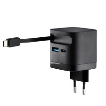 POWER ADAPTER 1XUSB-A / 1XUSB-C / BLACK 7806520 INTENSO POWER ADAPTER 1XUSB-A / 1XUSB-C / BLACK 7806520 INTENSO