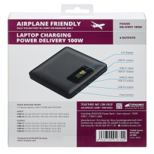 USB išorinė baterija 25800MAH / VA1091 RIVACASE USB išorinė baterija 25800MAH / VA1091 RIVACASE