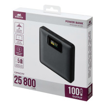 USB išorinė baterija 25800MAH / VA1091 RIVACASE USB išorinė baterija 25800MAH / VA1091 RIVACASE