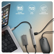 AXAGON ALU STRIP USB-C 4...