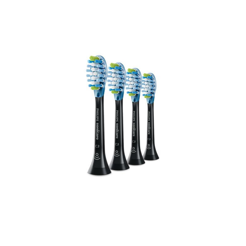 Sonicare C3 Premium Plaque Defence zobu birstes uzgaļi 4 gab melns HX9044 / 88