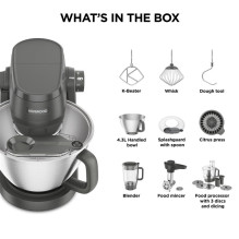Food processor Kenwood MultiTasker KHC30.070GY, 1000 W