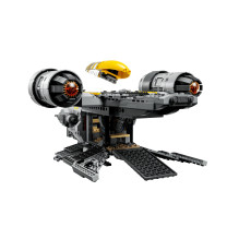 Konstruktorius - LEGO Star Wars 75447 The Razor Crest 930 Detalės, 5 Mini Figūrėlės, 320 mm Gylis, Pilka