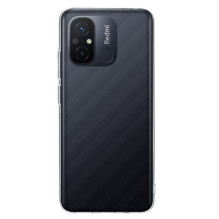 Taktinis „Xiaomi Redmi 12C“ TPU dėklas, skaidrus