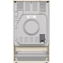 Gorenje GECS5B70CLI laisvai pastatoma viryklė elektrinė keraminė kaitlentė dramblio kaulo spalvos