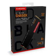 „Western Digital Black WD_BLACK™ SN850X NVMe™“ SSD diskas su „SANDISK“ 8 TB procesoriumi