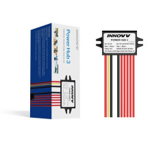 INNOVV Power Hub 3: a waterproof 12 V power splitter for 5 devices, featuring battery protection and fuses INNOVV Power Hub 3: a waterproof 12 V power splitter for 5 devices, featuring battery protection and fuses