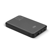 Powerbank 10 000mAh, 1x USB, 2x USB-C, 20W, QC4+, LCD screen, black Powerbank 10 000mAh, 1x USB, 2x USB-C, 20W, QC4+, LCD screen, black