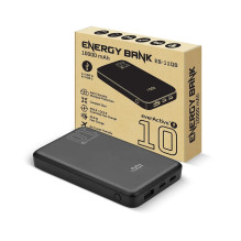 Powerbank 10 000mAh, 1x USB, 2x USB-C, 20W, QC4+, LCD screen, black Powerbank 10 000mAh, 1x USB, 2x USB-C, 20W, QC4+, LCD screen, black