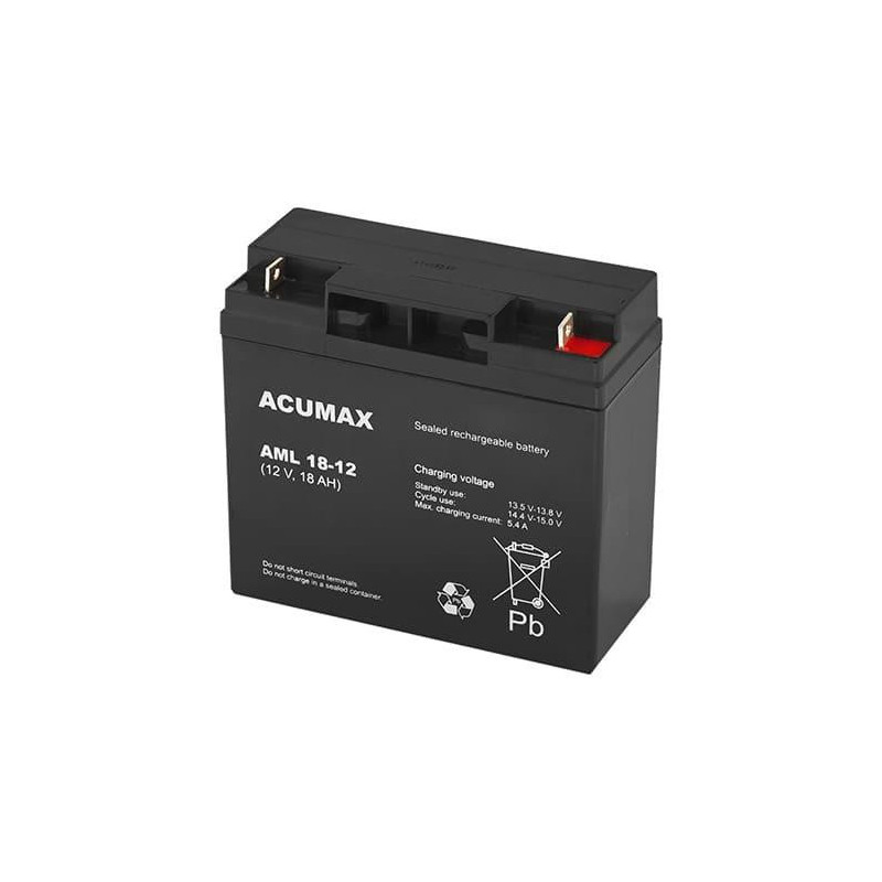 AKUMULIATORIUS 12V 18AH VRLA / AM18-12 ACUMAX EMU