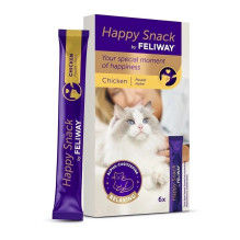 CEVA Feliway Happy Snack vištienos skanėstai katėms - 6 x 15 g