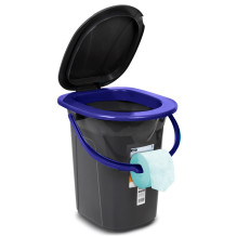 „GreenBlue GB320BB“ nešiojamas kelioninis tualeto kibiras, 19 l, maks. 130 kg „GreenBlue GB320BB“ nešiojamas kelioninis tualeto kibiras, 19 l, maks. 130 kg