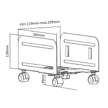„Maclean Mount MC-851“ ratukų platforma „Maclean Mount MC-851“ ratukų platforma