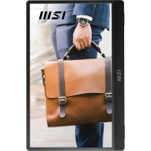 MSI PRO MP161 E2U portable TV / monitor Portable monitor Black 39.6 cm (15.6") LED 1920 x 1080 pixels