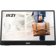 MSI PRO MP161 E2U nešiojamas televizorius / monitorius Nešiojamas monitorius Juoda 39,6 cm (15,6") LED 1920 x 1080 